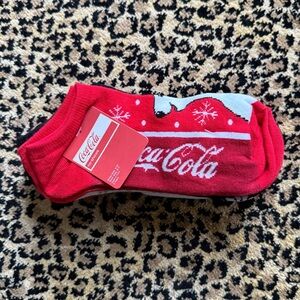 Coca-Cola no-show socks (NWT)